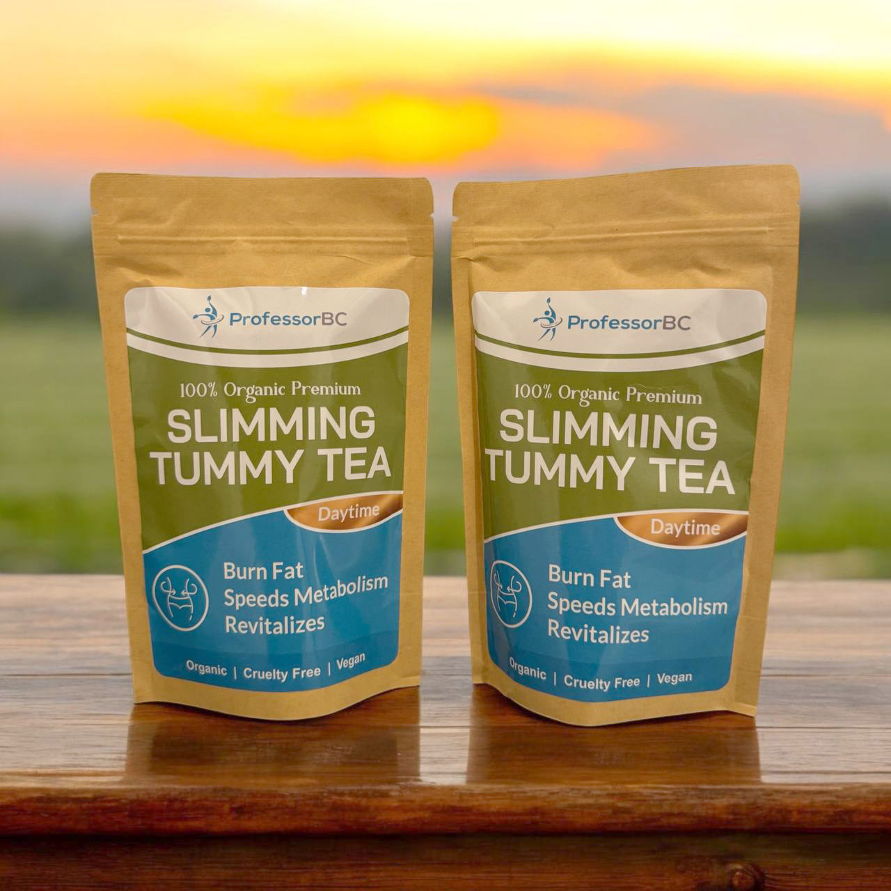 Professor BC Slimming Tummy Tea - Daytime 2-Pack Bundle